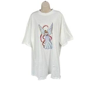 Vintage AmeriTees Shirt Unisex One Size Guardian Angel Single Stitch Graphic USA